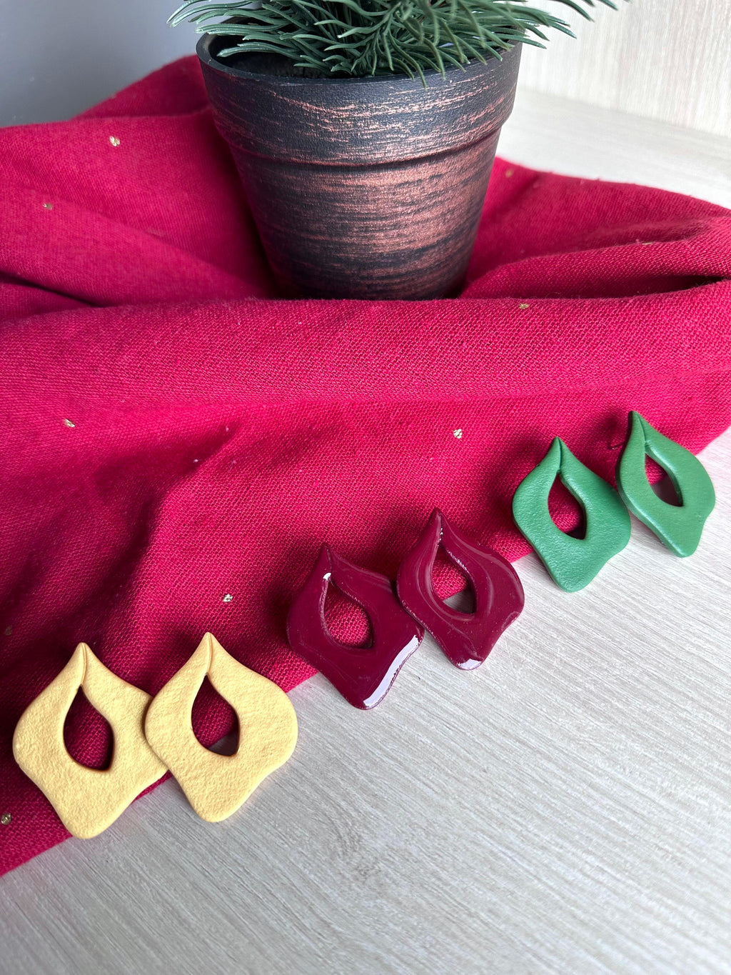 Brincos Christmas • Modelo Orgânico