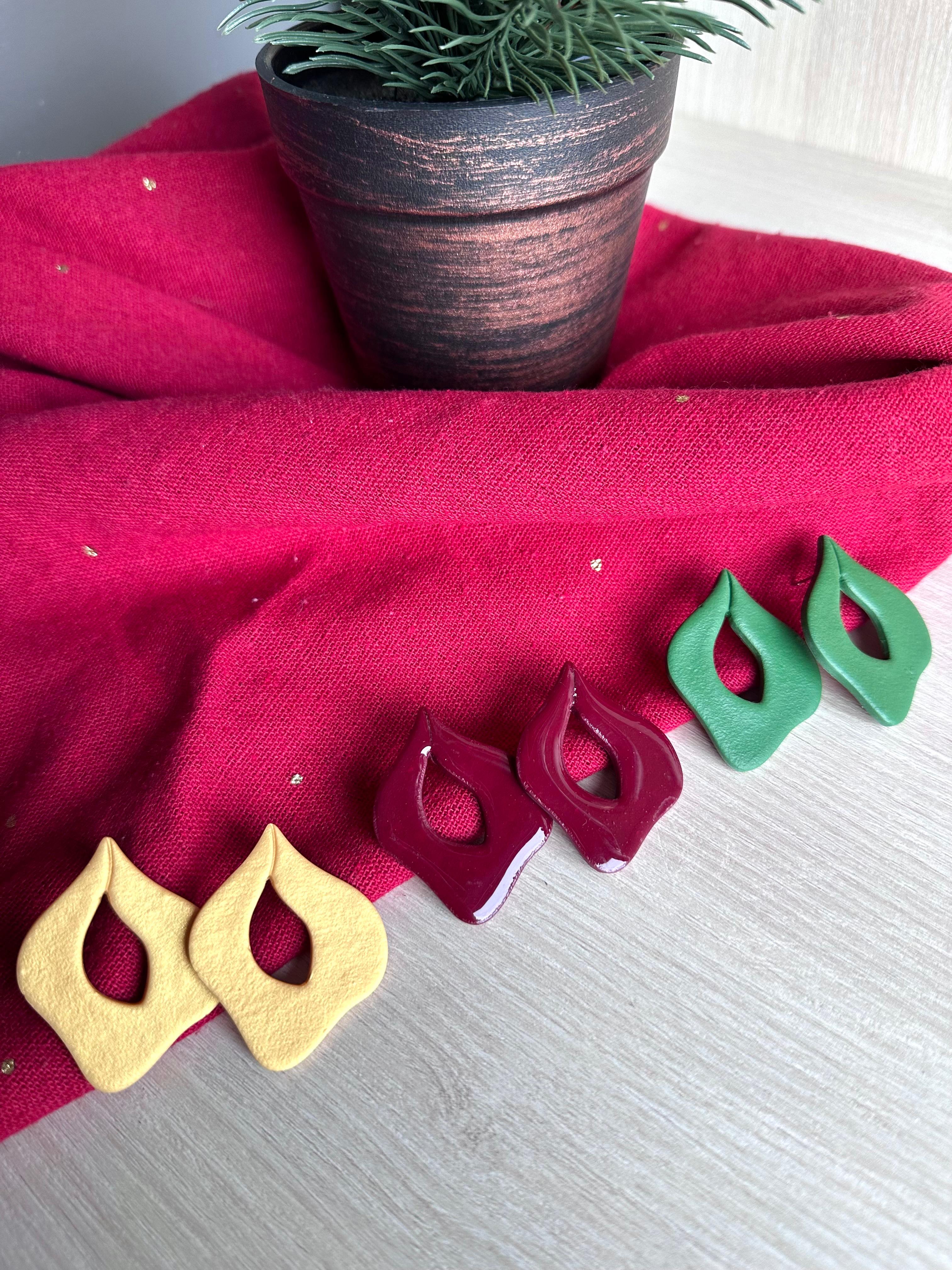 Brincos Christmas • Modelo Orgânico