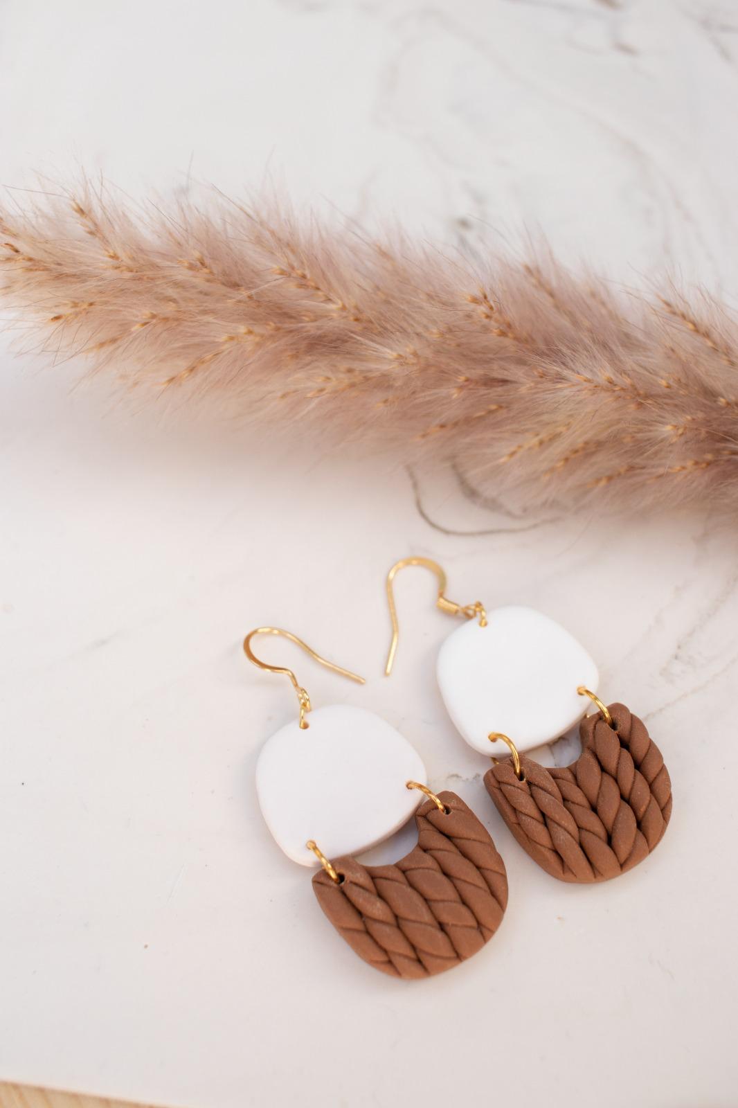 Brincos Cozy • Modelo Malha