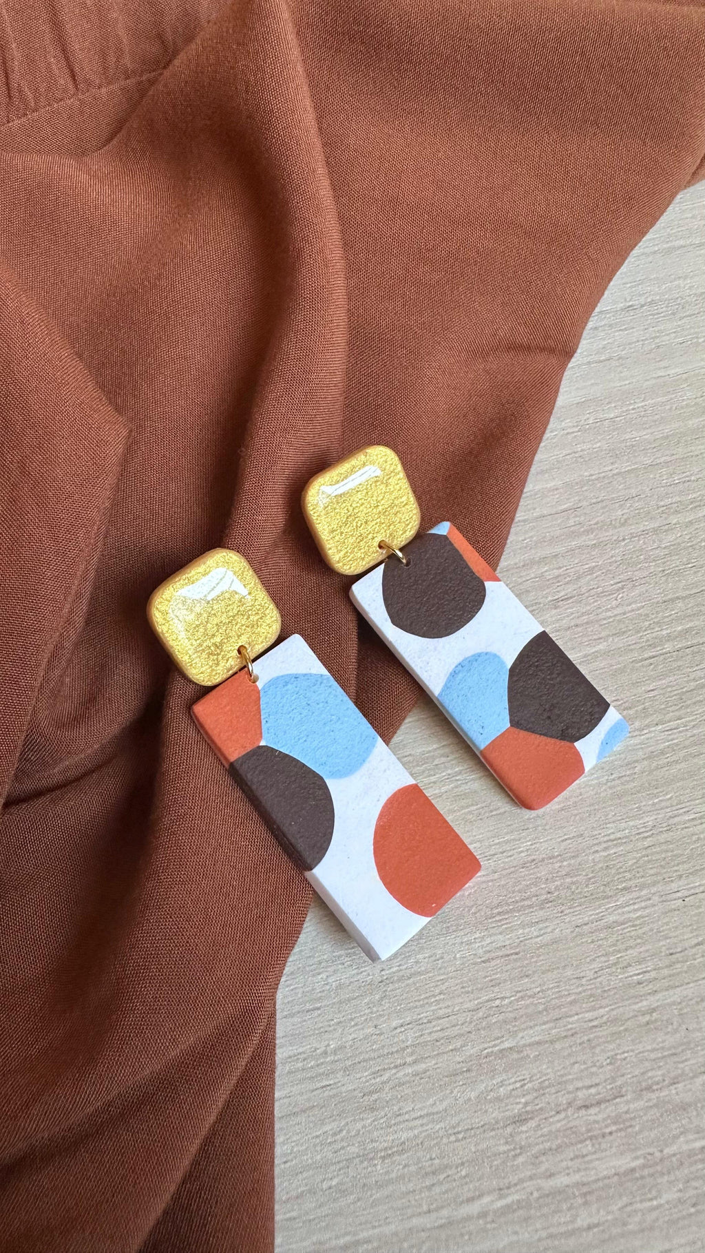 Brincos Gold • Modelo Retângulo