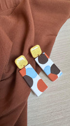 Brincos Gold • Modelo Retângulo
