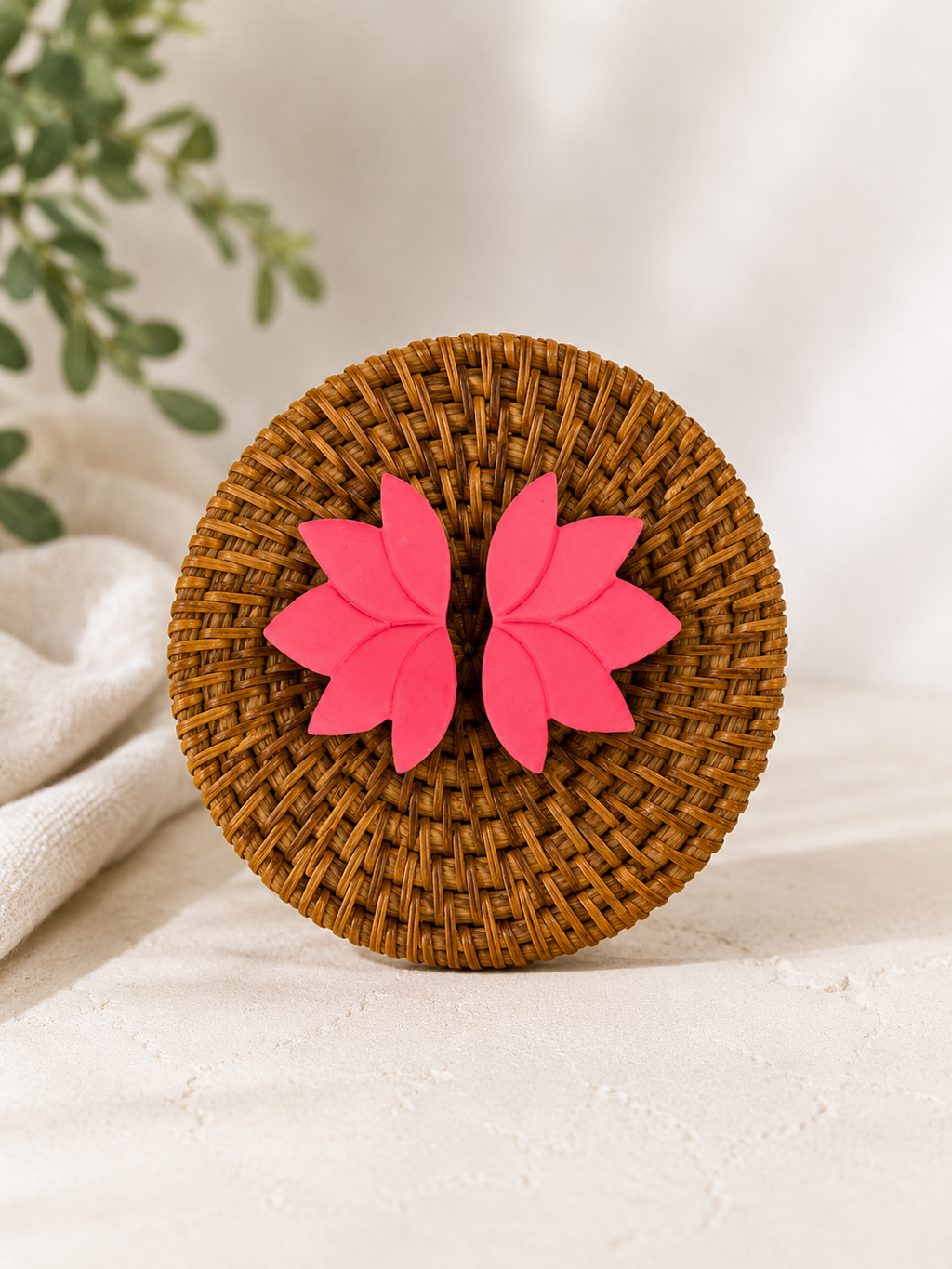Brincos Flor de Lótus