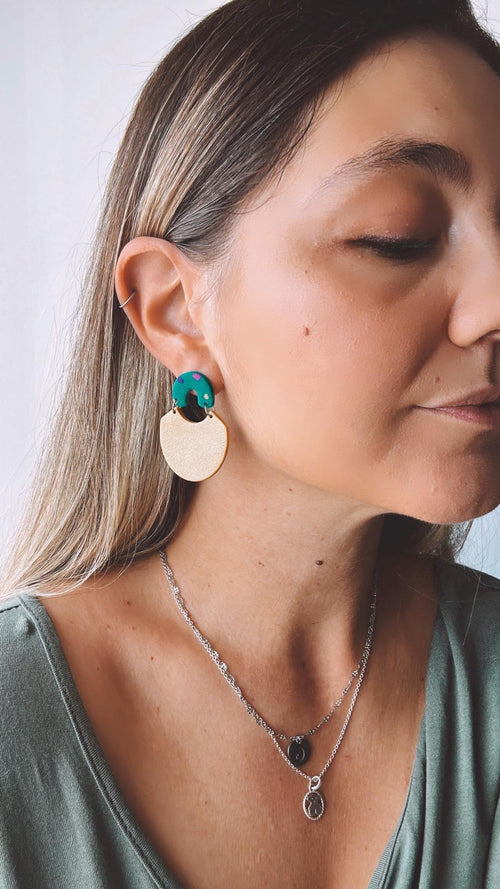 Brincos Confetti • Modelo Duo