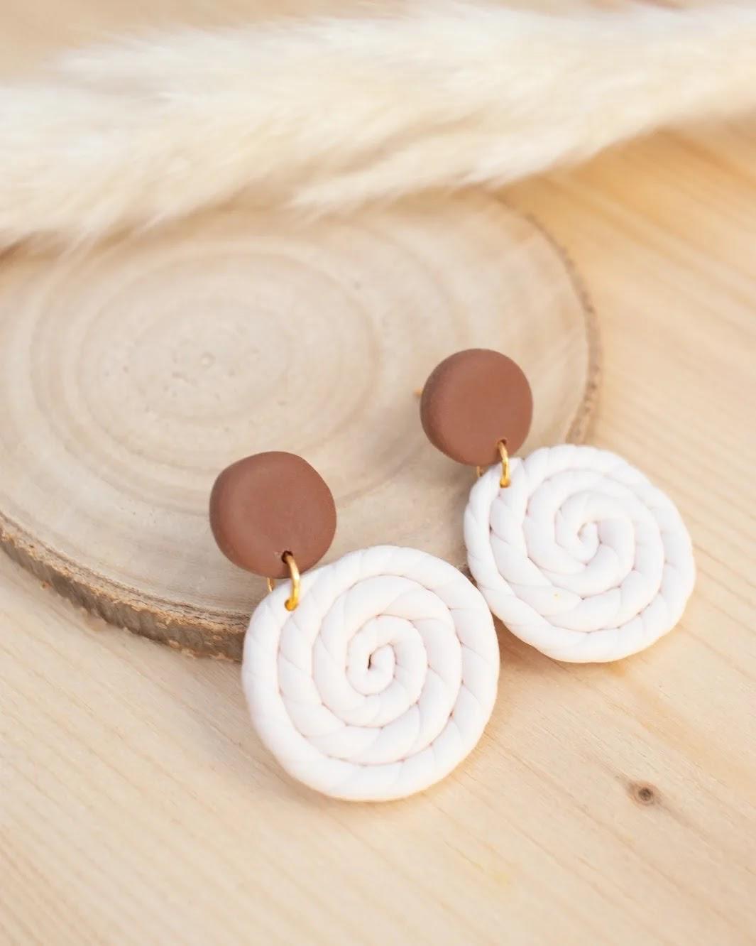 Brincos Cozy • Modelo Espiral