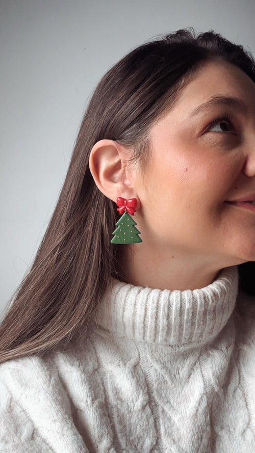 Brincos Christmas • Modelo Árvore