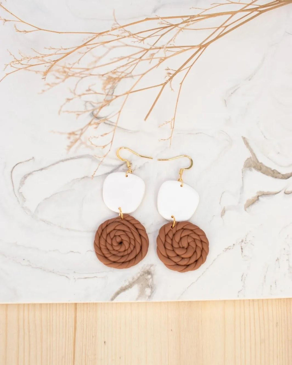 Brincos Cozy • Modelo Espiral